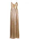 Retrofete Doss pleated gown - Gold