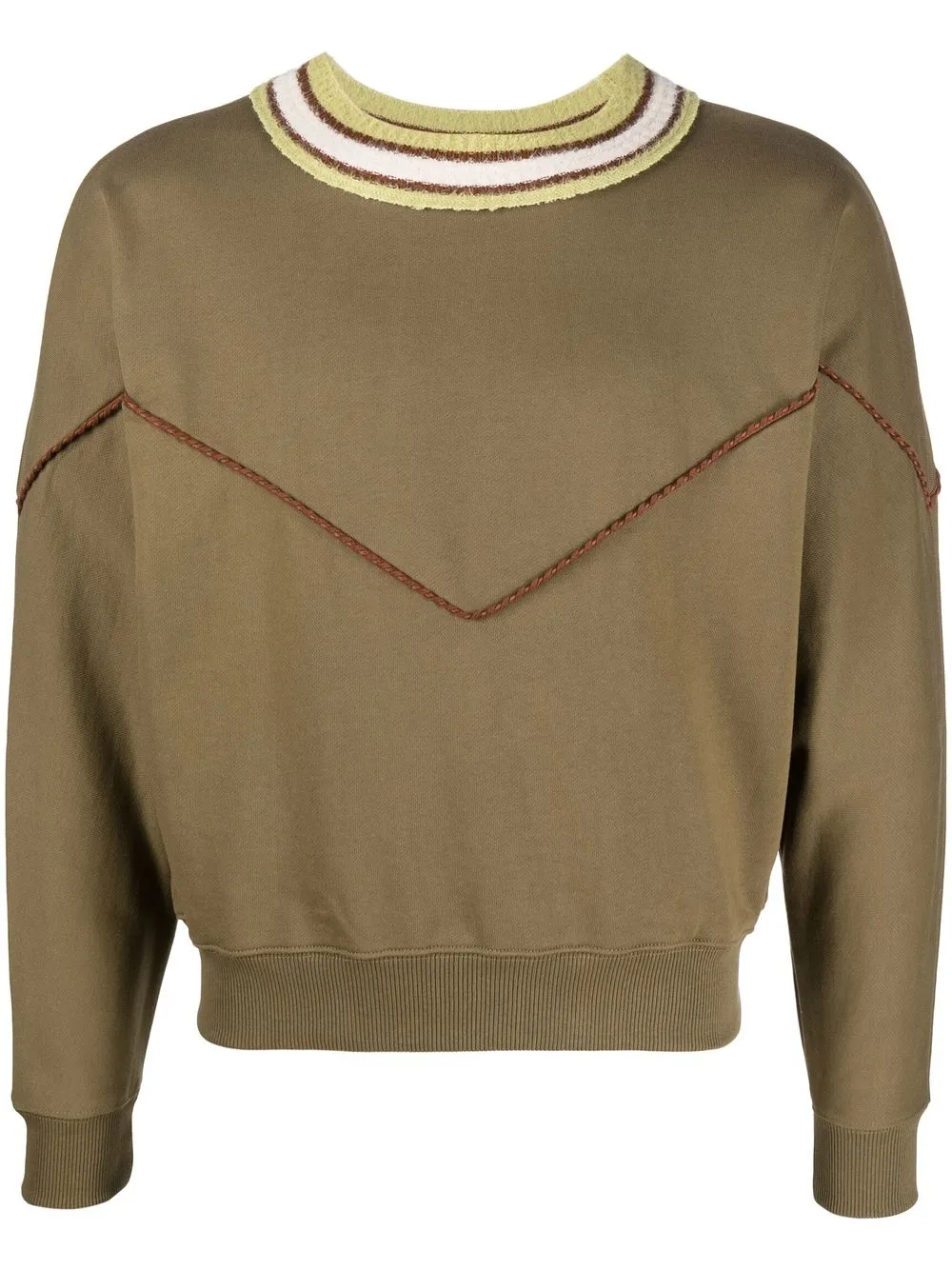 

Andersson Bell crew-neck cropped sweatshirt - Green