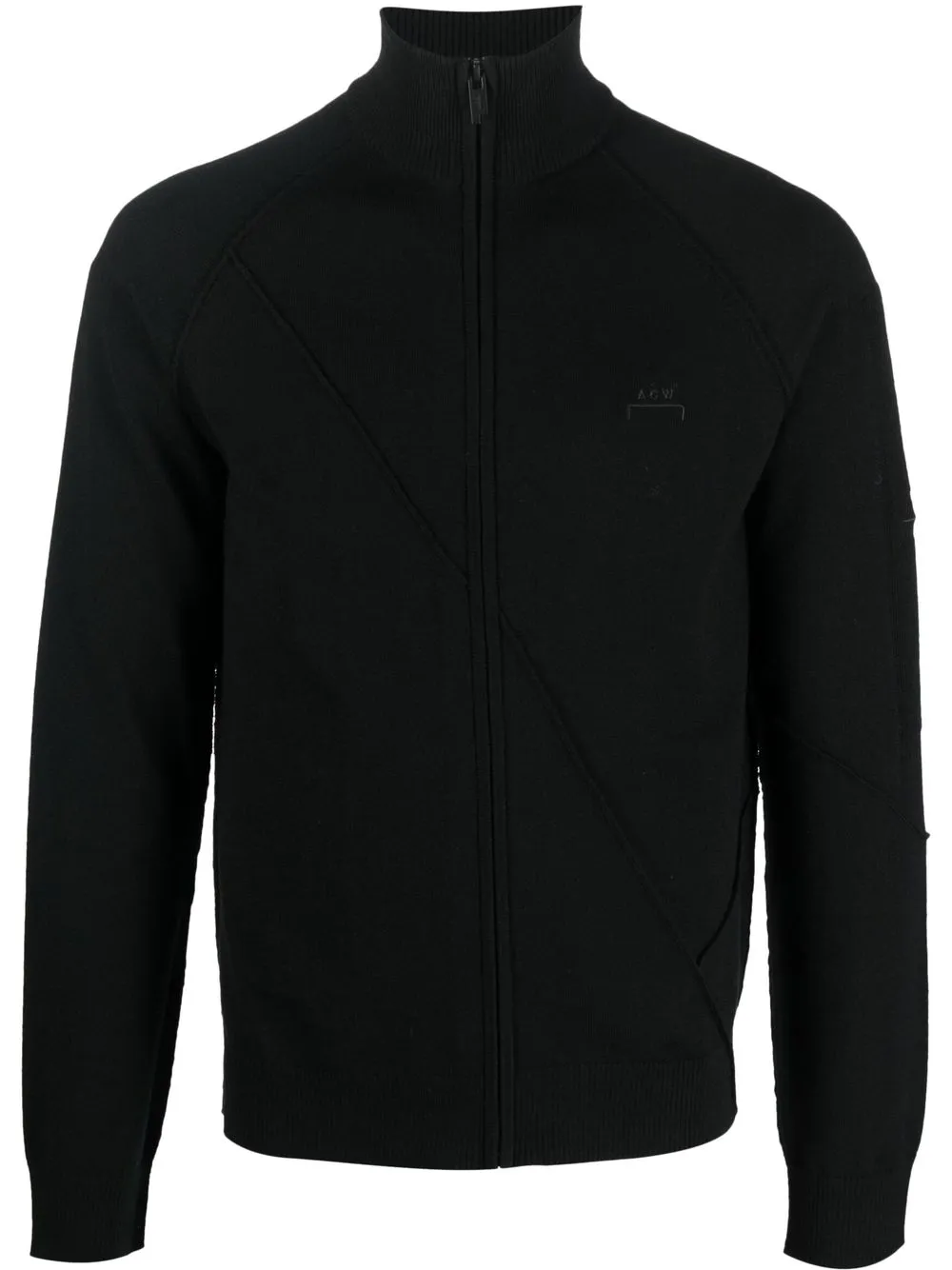 

A-COLD-WALL* logo-embroidered zipped jumper - Black