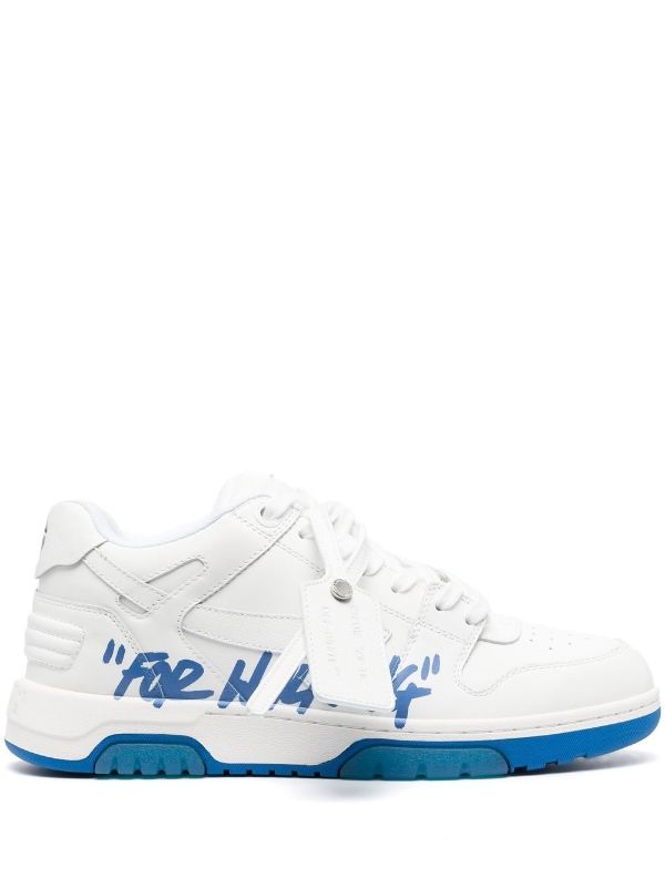 Off-White Ooo Sartorial Stitching mid-top Sneakers - Farfetch