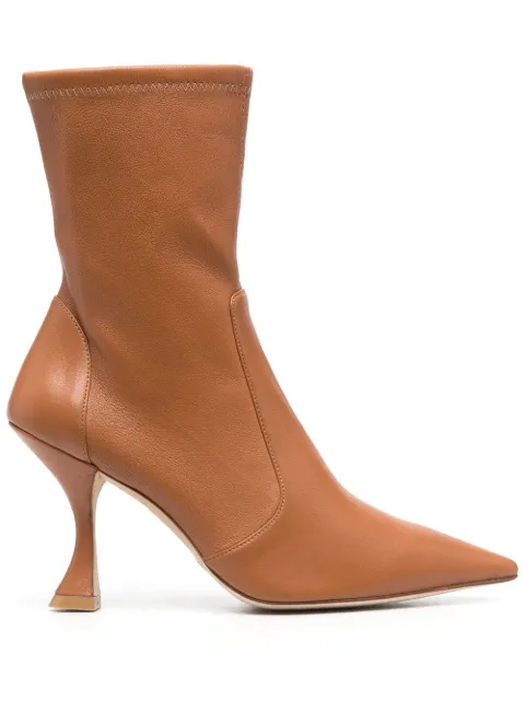 Stuart Weitzman 100mm heeled leather boots