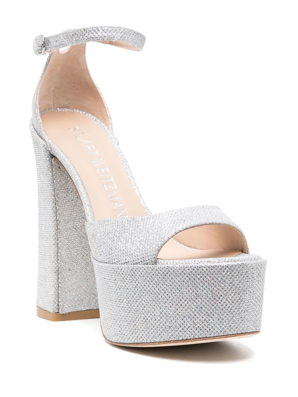 Stuart Weitzman 150mm glittered platform sandals | Sandals | Image 2