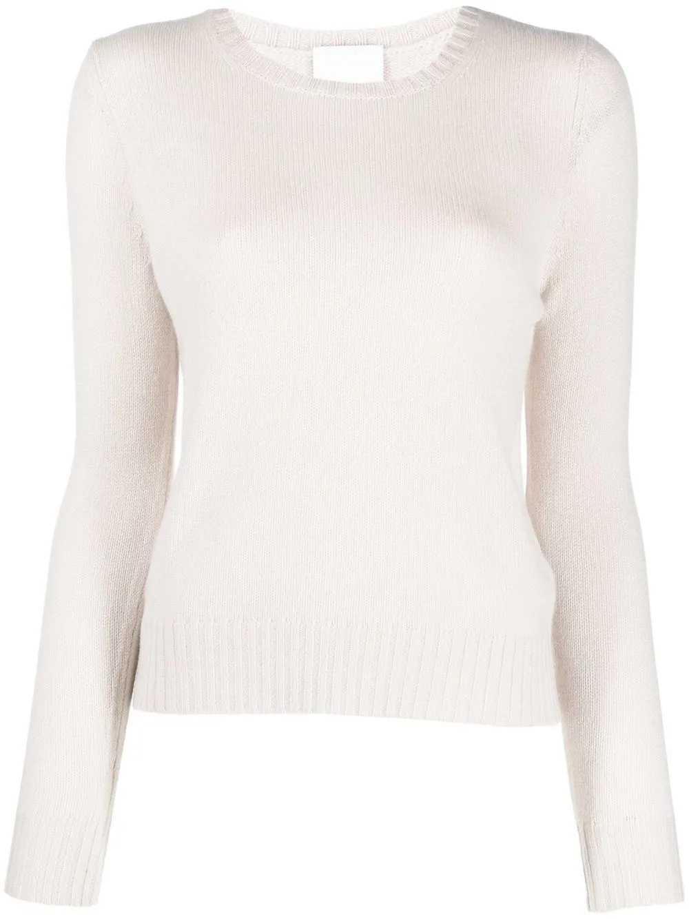 

Allude crew neck cashmere jumper - Neutrals