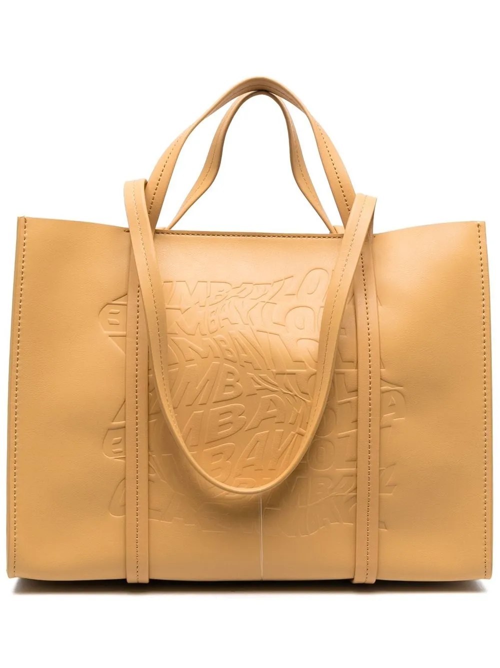 

Bimba y Lola tote con logo en relieve - Amarillo