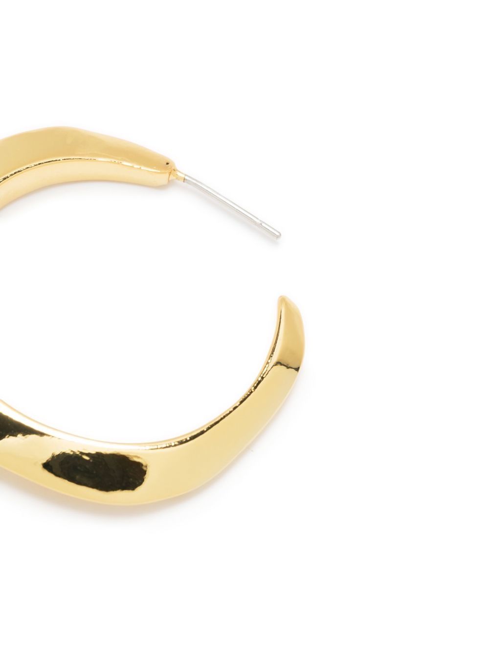 Shop Bimba Y Lola Brass Uneven Hoops In Gold