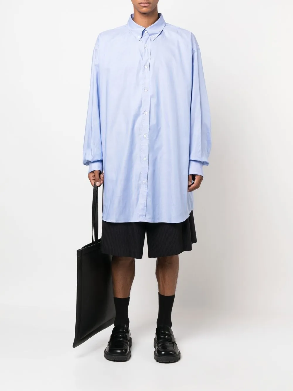 Maison Margiela Oversized overhemd - Blauw