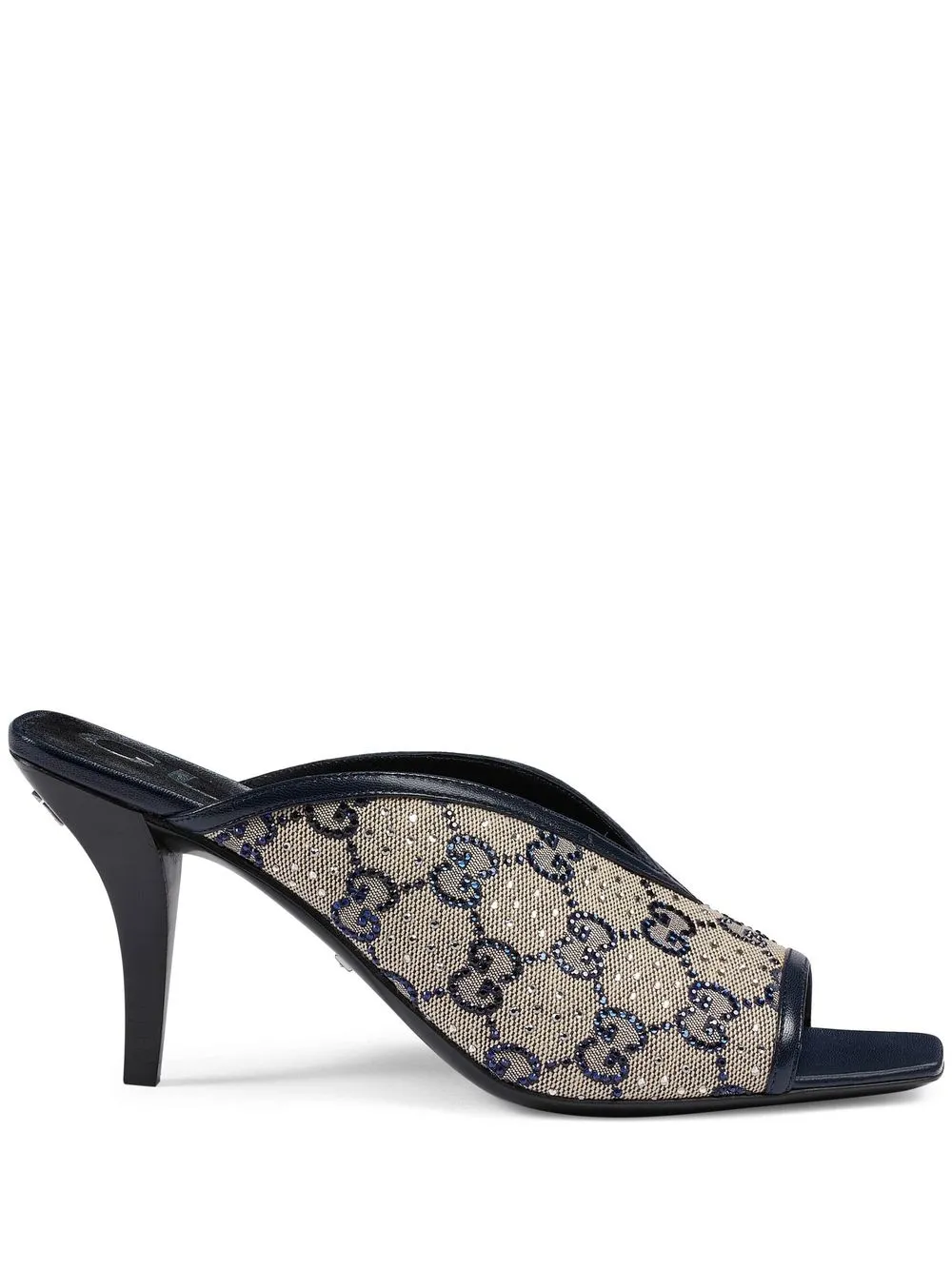 GUCCI GG-CANVAS OPEN-TOE SANDALS