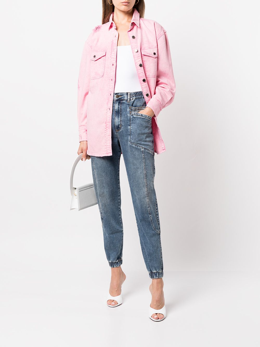 Retrofete Denim shirt - Roze