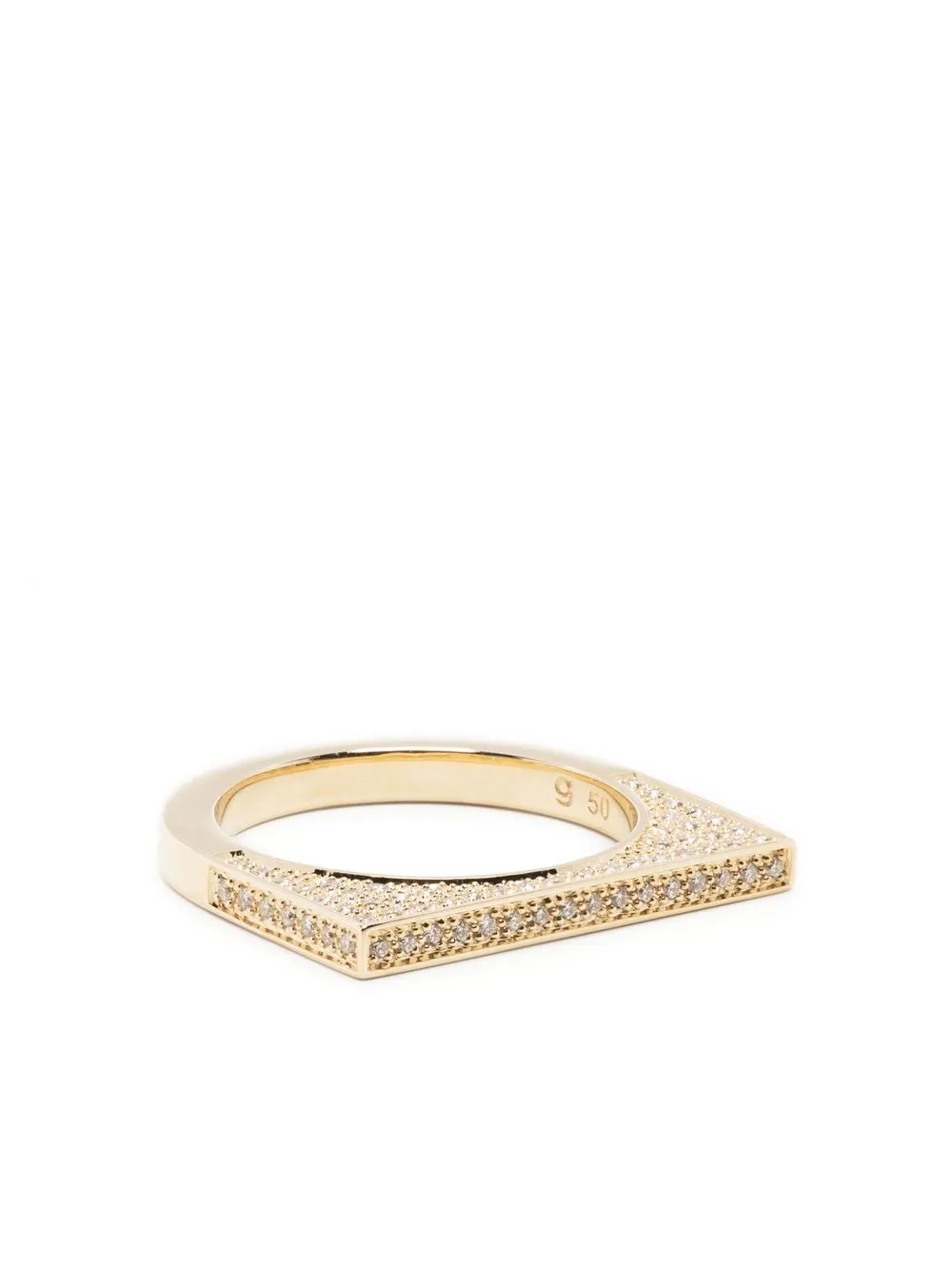 

Tom Wood sleek diamond band ring - Gold