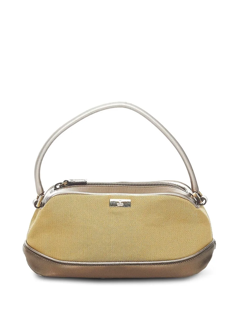 

Gucci Pre-Owned two-tone top-handle bag - Brown