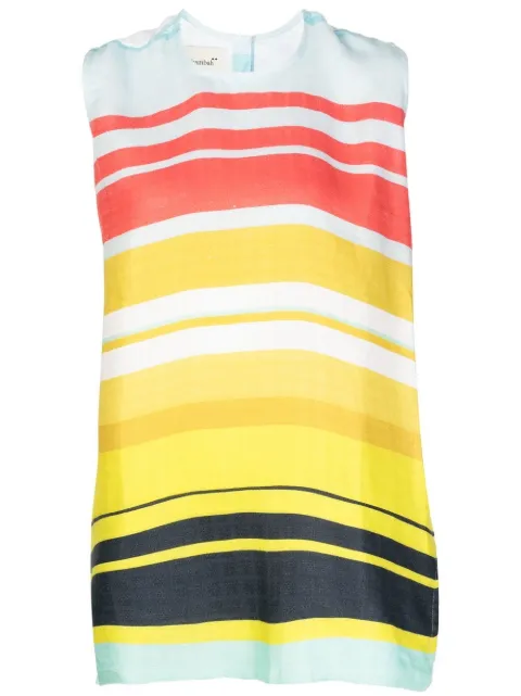 Bambah striped sleeveless tunic