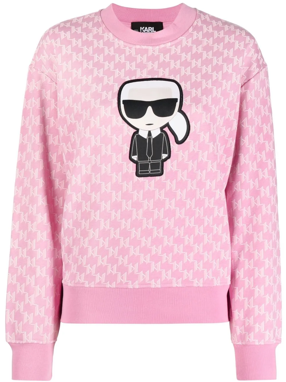 

Karl Lagerfeld Ikonik Karl monogram sweatshirt - Pink
