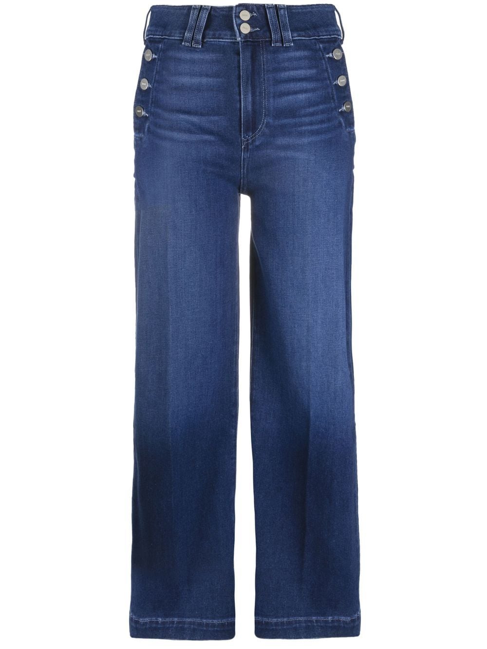 PAIGE Cropped wide-leg Jeans - Farfetch