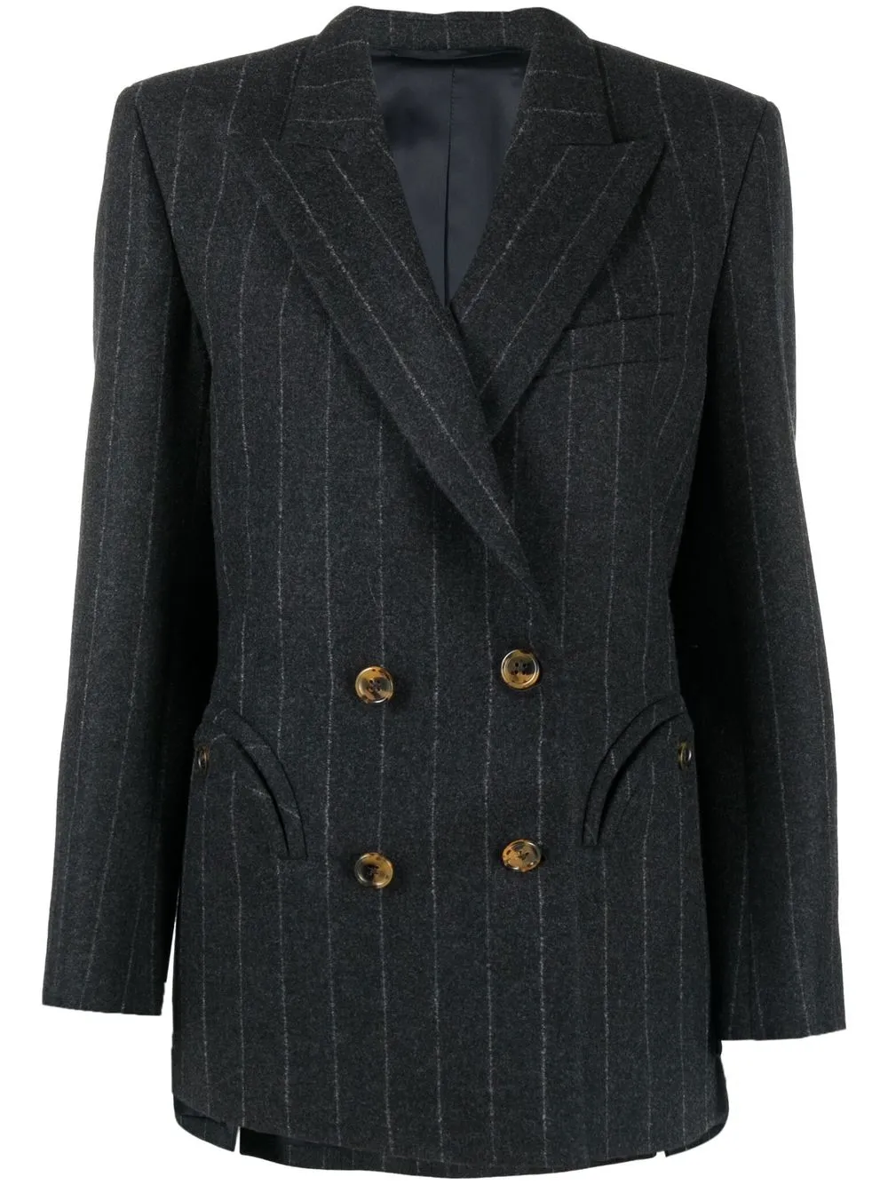 Blazé Milano Ferien peak-lapel double-breasted blazer - Grey