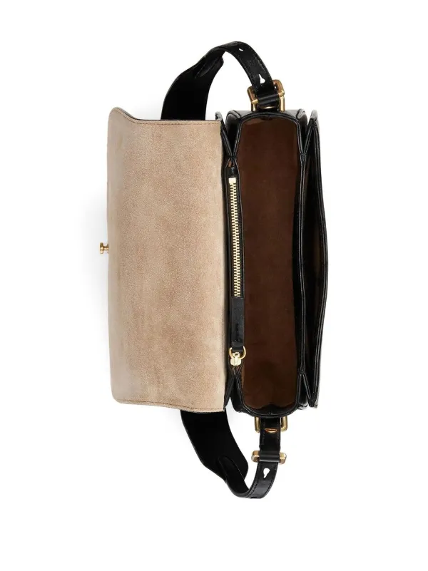 polo ralph lauren brown leather crossbody Bag (See pics for details)