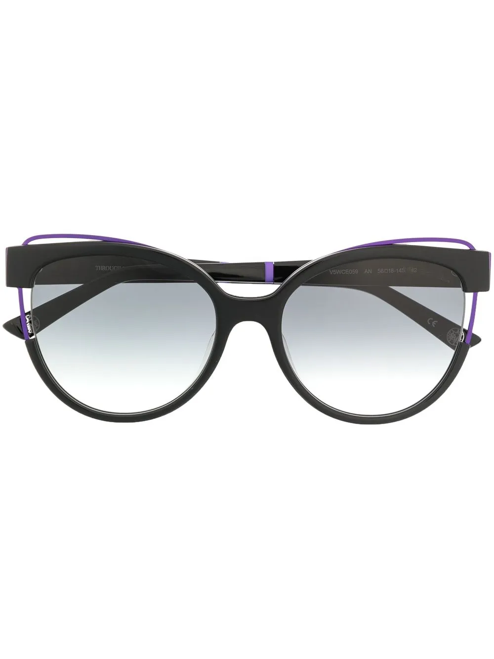 

Shanghai Tang Felix cat-eye sunglasses - Purple