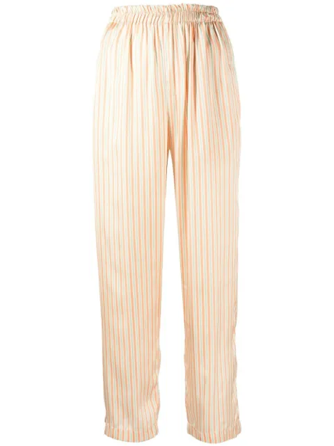 Bambah pantalones rectos de vestir a rayas