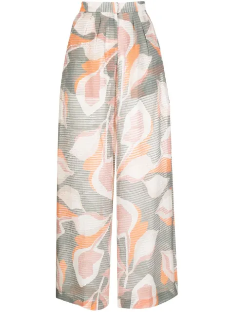 Bambah Gana abstract-print trousers 