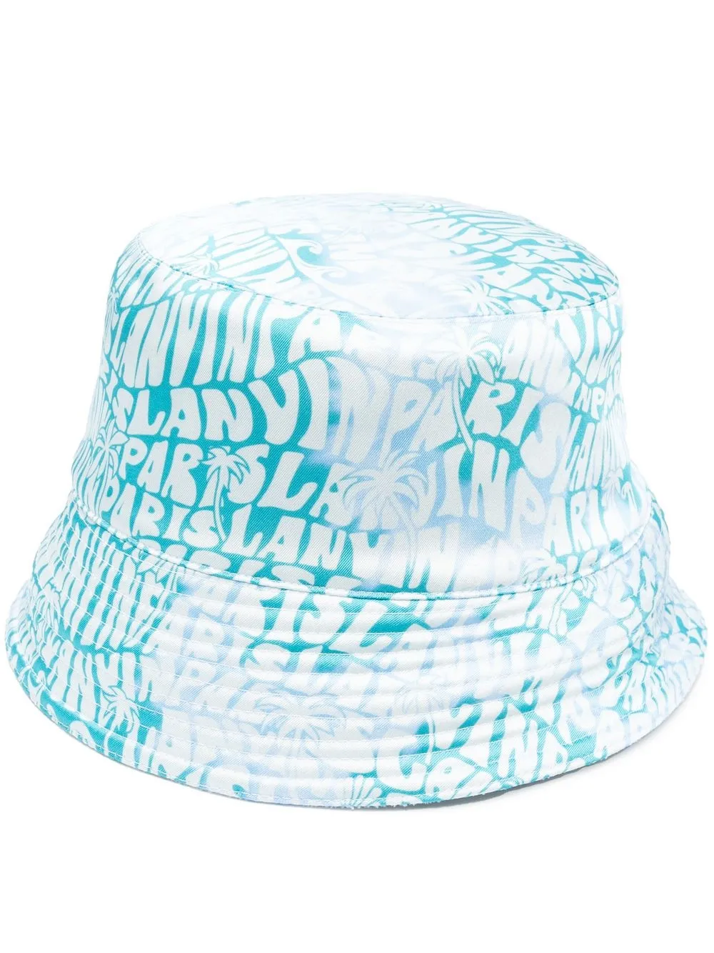 

Lanvin gorro de pescador reversible con logo estampado - Azul