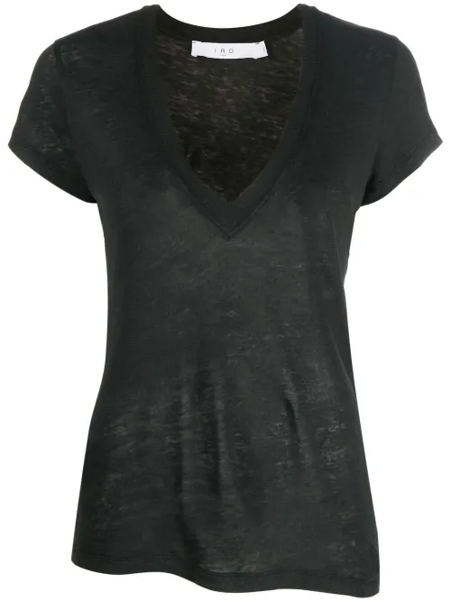 IRO t-shirt à col v - Noir - IRO - Modalova