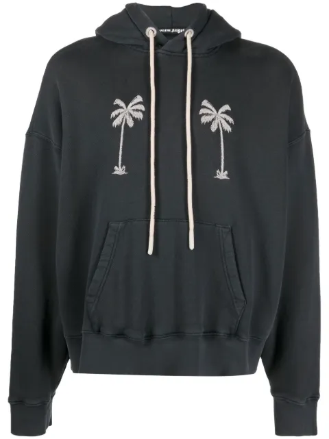 Palm Angels graphic-print cotton hoodie