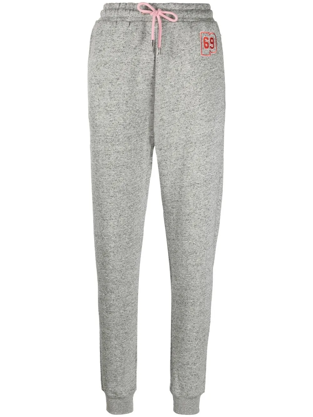 

Paco Rabanne pants con logo bordado - Gris