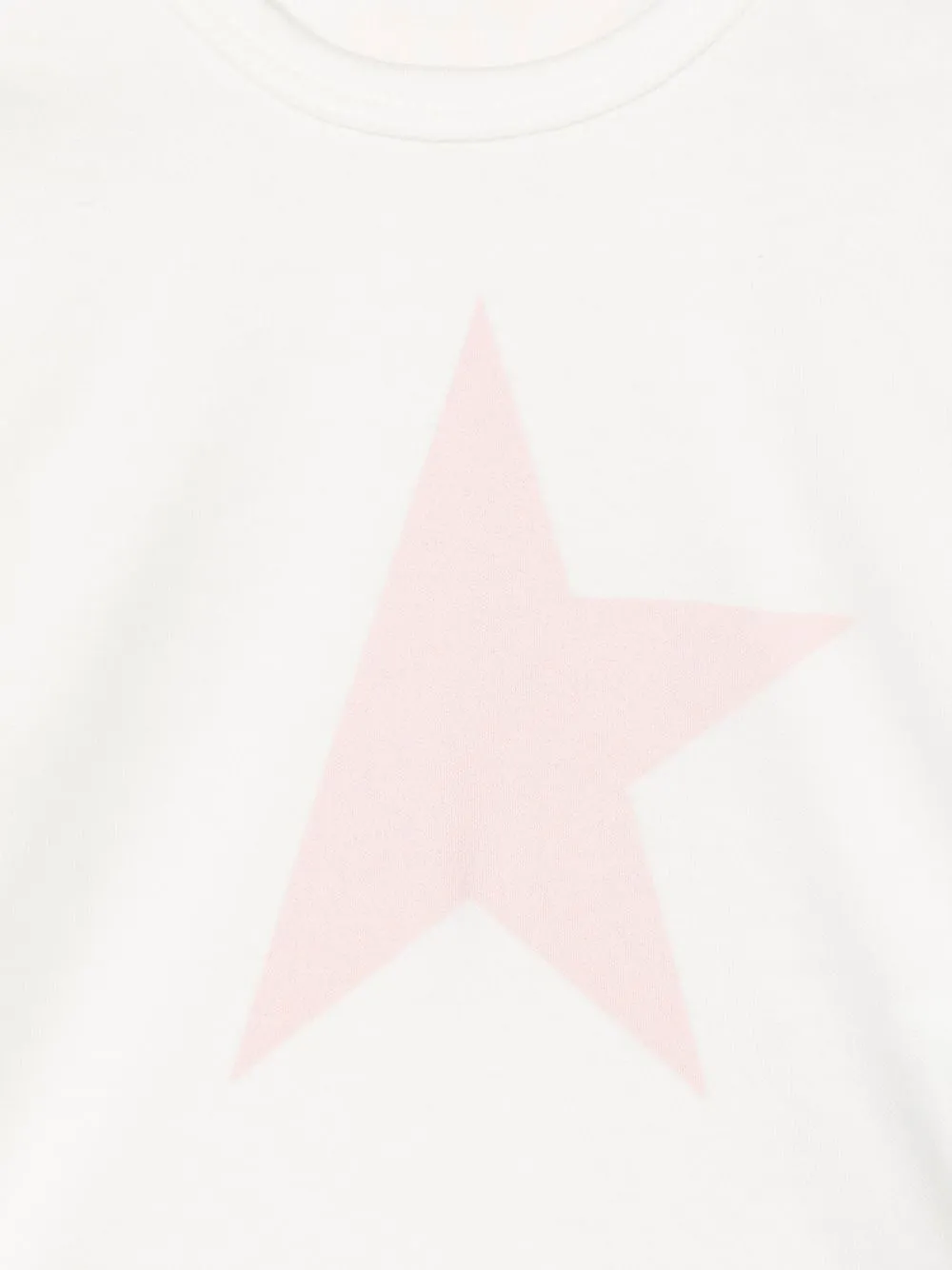  Golden Goose Kids Strampelanzug Mit Sterne Print   Weiß 