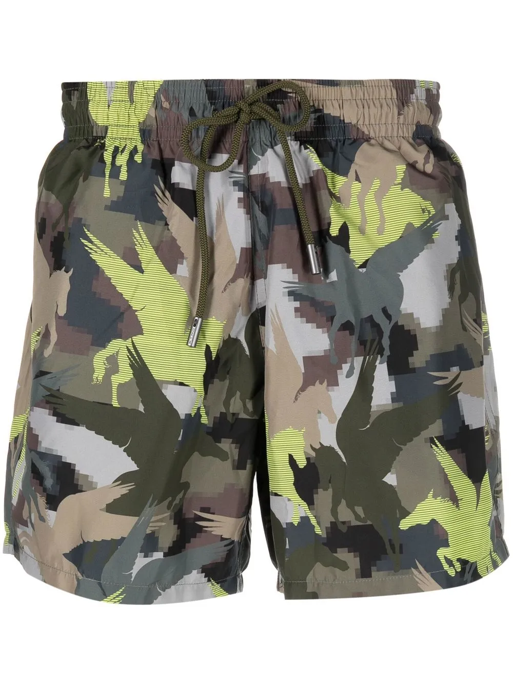 

ETRO Pegaso camouflage-print swim shorts - Green