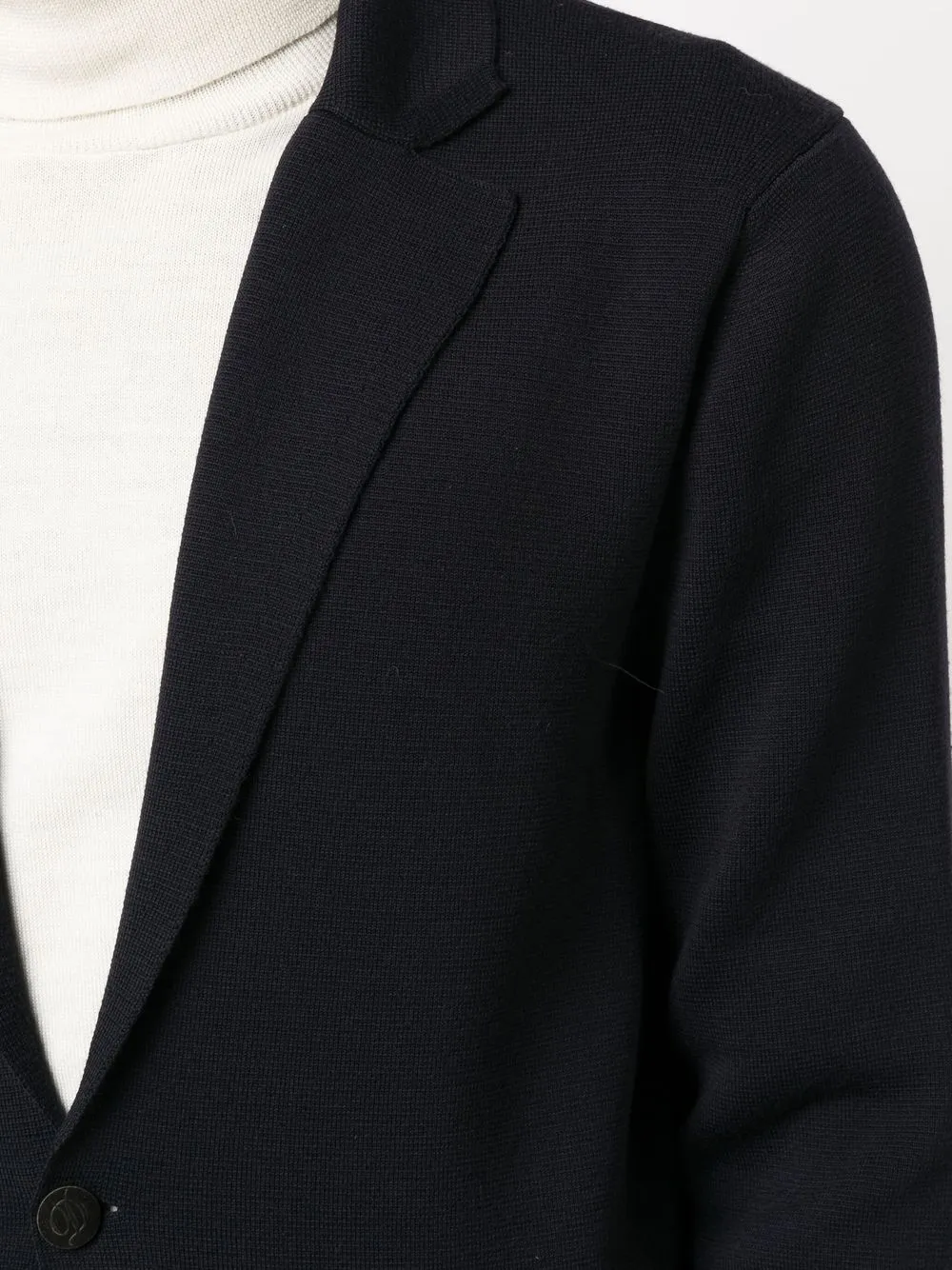 Drumohr V-neck Buttoned Cardigan in Blue, view 5