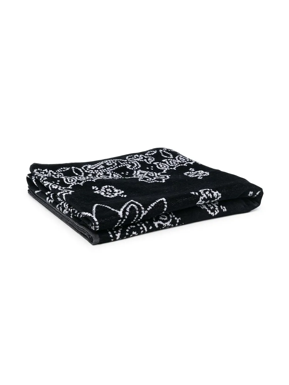 

AMIRI KIDS toalla de playa con estampado de bandana - Negro