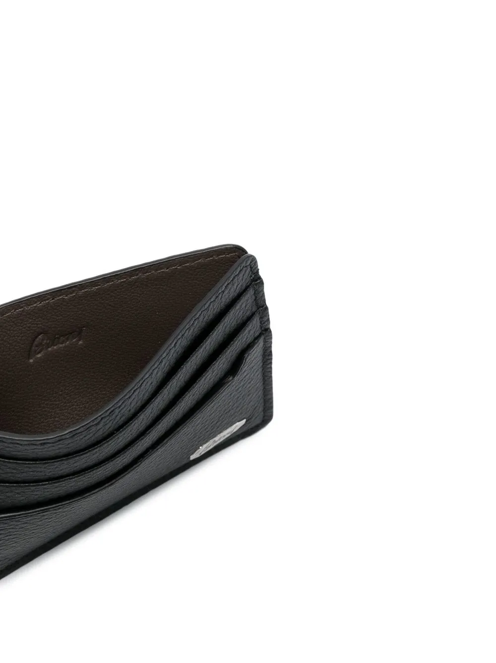  Brioni Kartenetui Mit Logo   Schwarz 