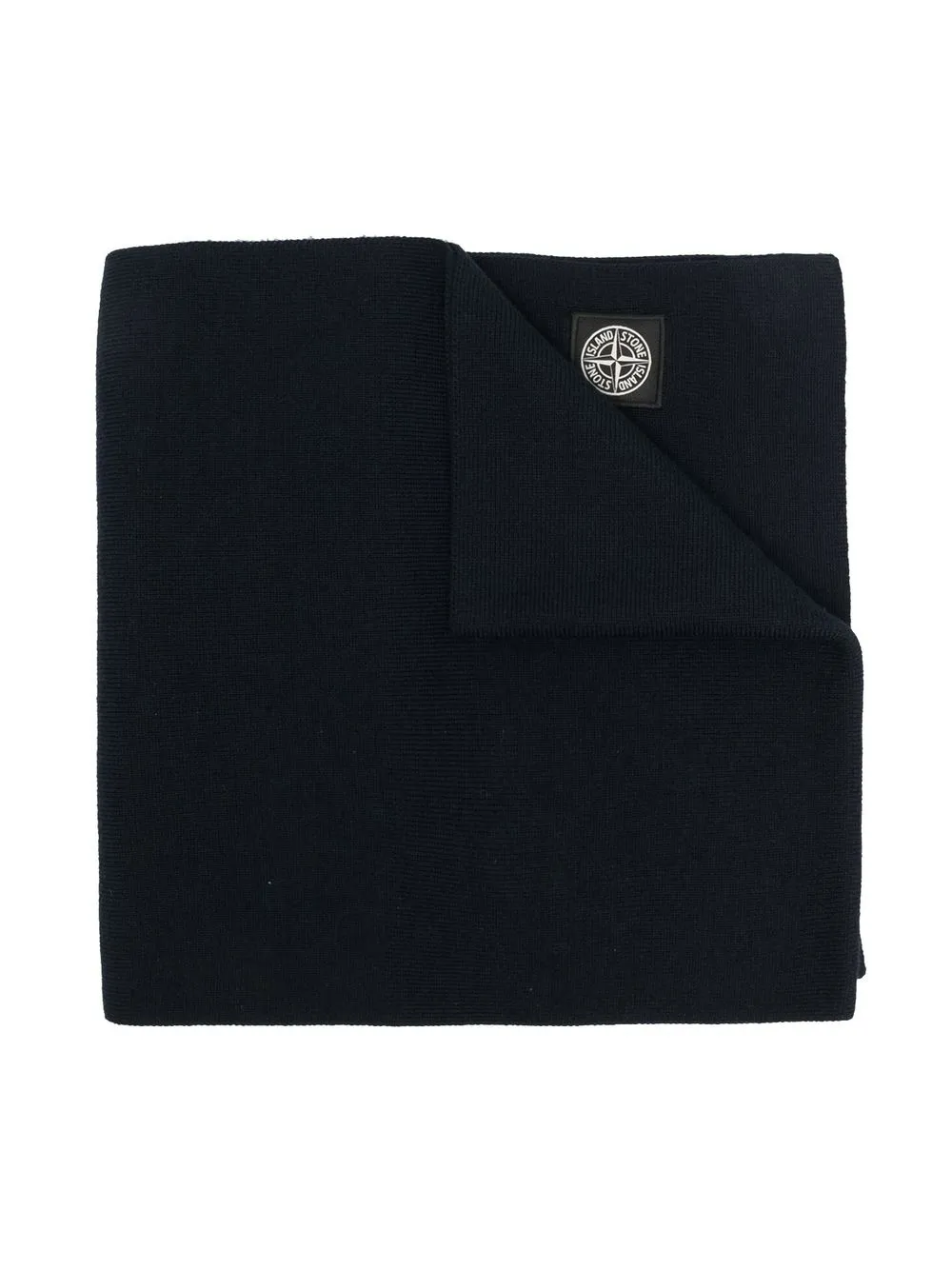 

Stone Island Junior bufanda con parche Compass - Azul