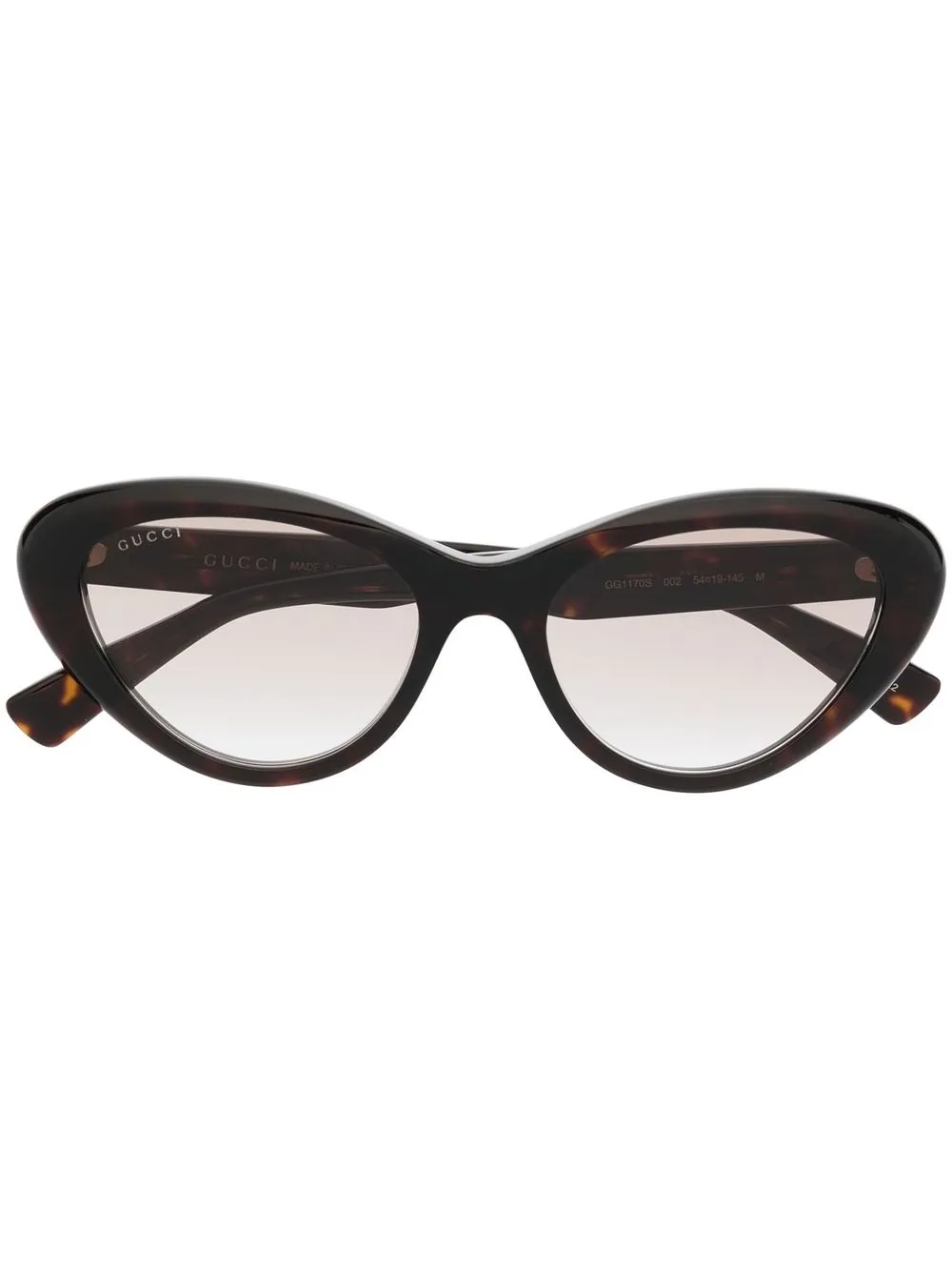 

Gucci Eyewear lentes de sol con armazón cat eye - Negro