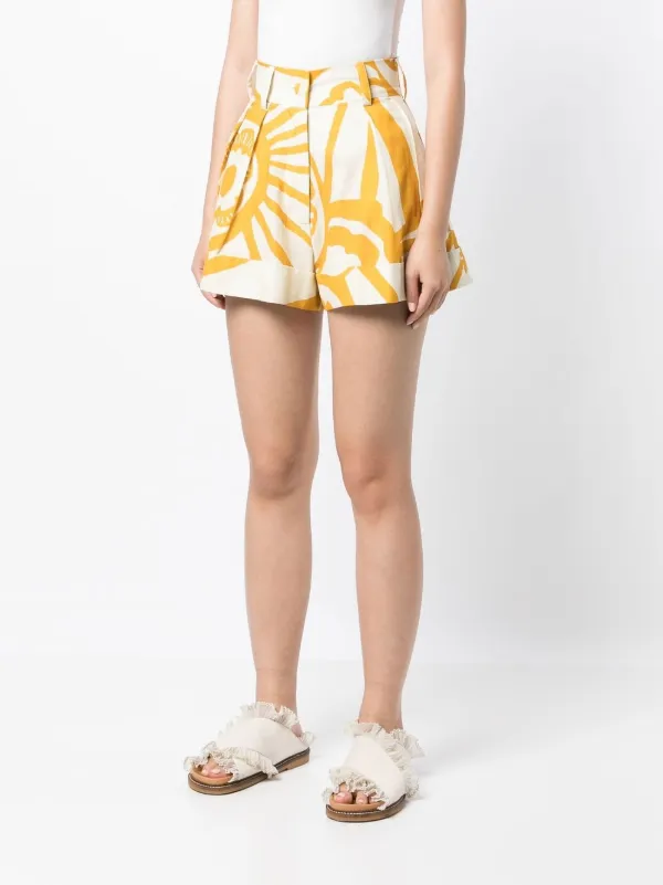 floral tailored shorts