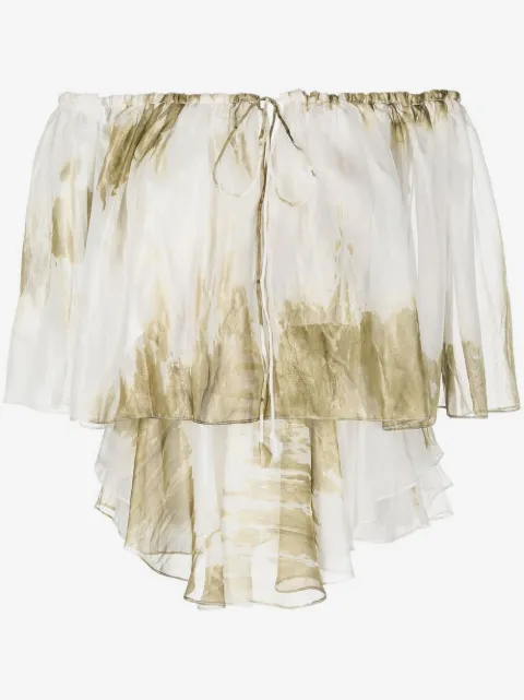 Bambah blusa con hombros descubiertos