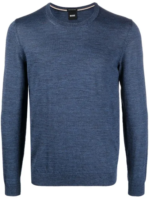 BOSS crew neck knitted sweater