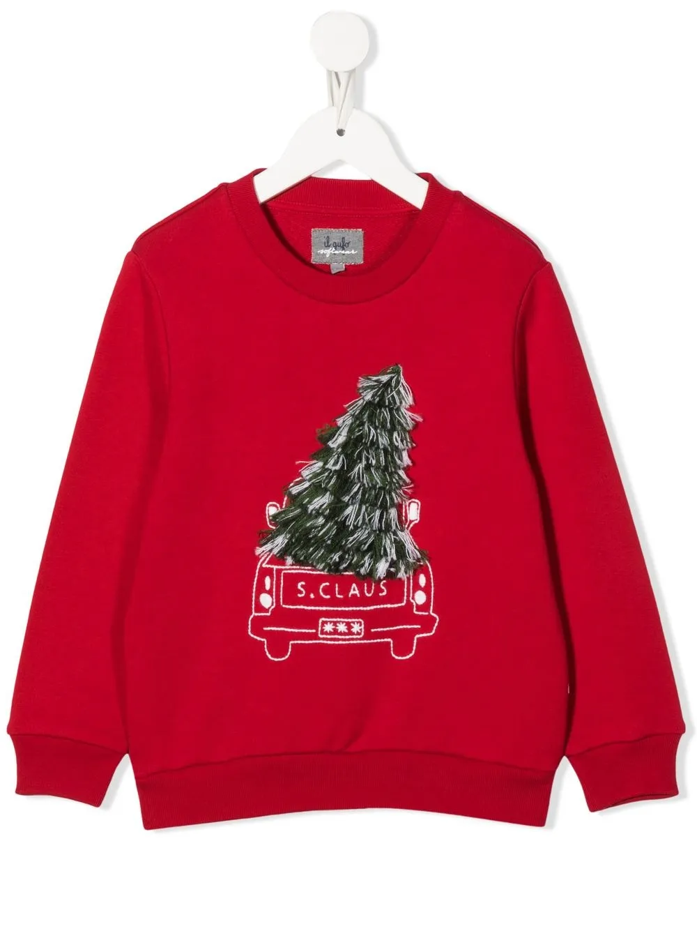 

Il Gufo graphic print crew-neck sweatshirt - Red