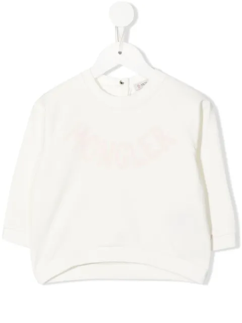 Moncler Enfant logo-print detail sweatshirt