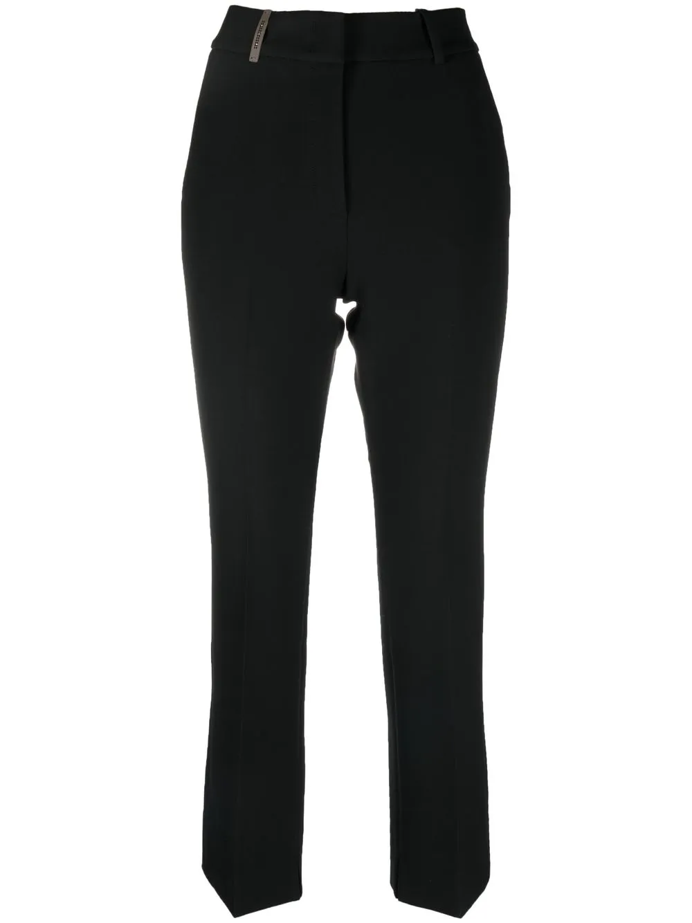 

Peserico cropped tapered trousers - Black