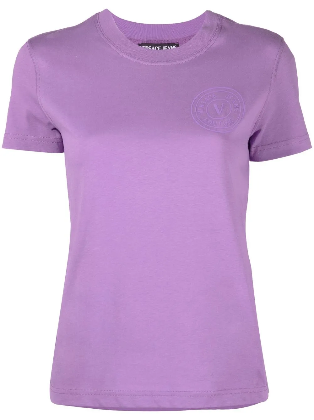 

Versace Jeans Couture playera con logo estampado - Morado