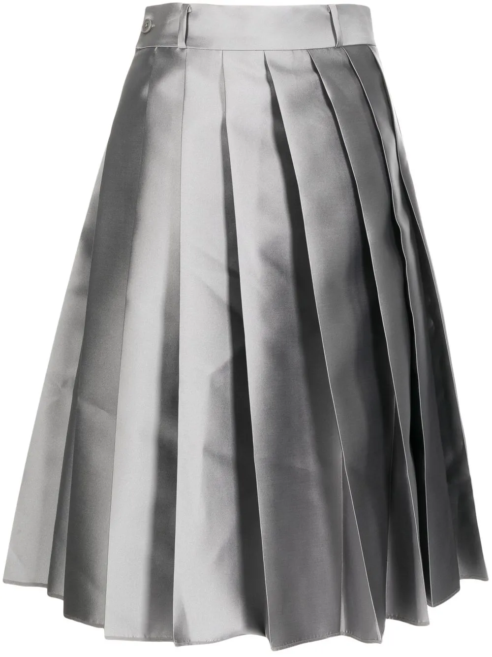 

Dice Kayek mid-length pleated skirt - Grey