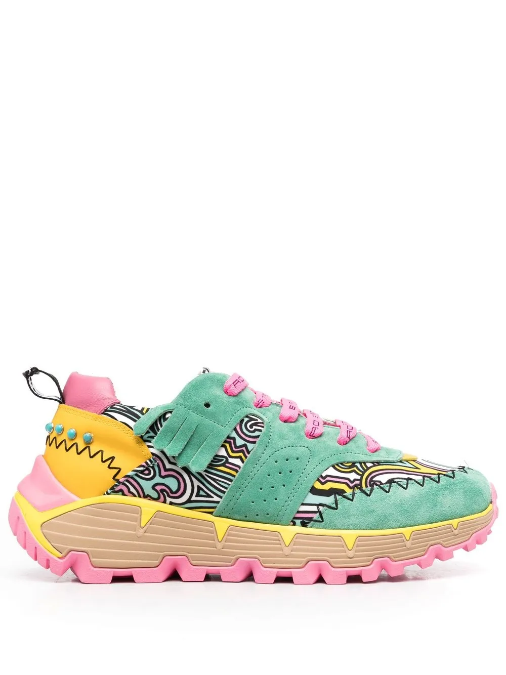 

ETRO tenis Earthbeat con estampado abstracto - Verde