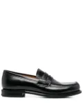 Church's leather penny loafers - Black