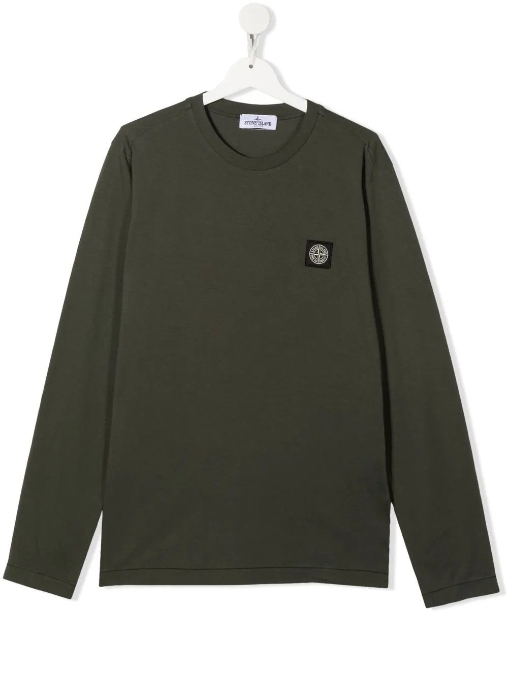 

Stone Island Junior playera con parche del logo - Verde