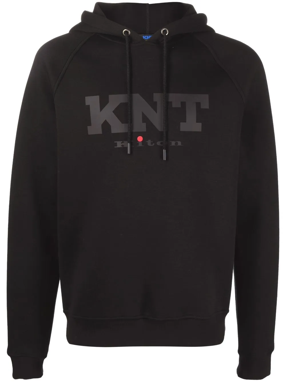 

Kiton hoodie con logo estampado - Negro