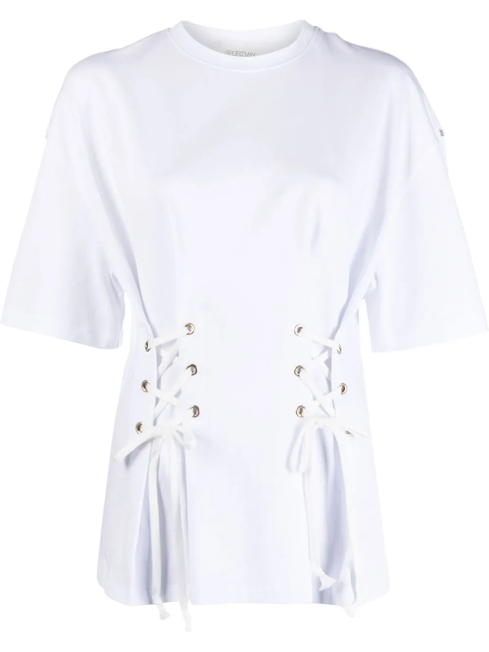 Sportmax T-shirt met detail Wit