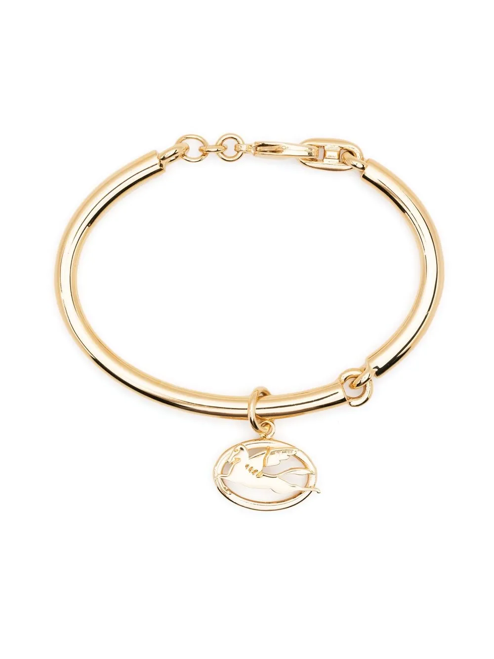 

ETRO Pegaso-charm bangle bracelet - Gold