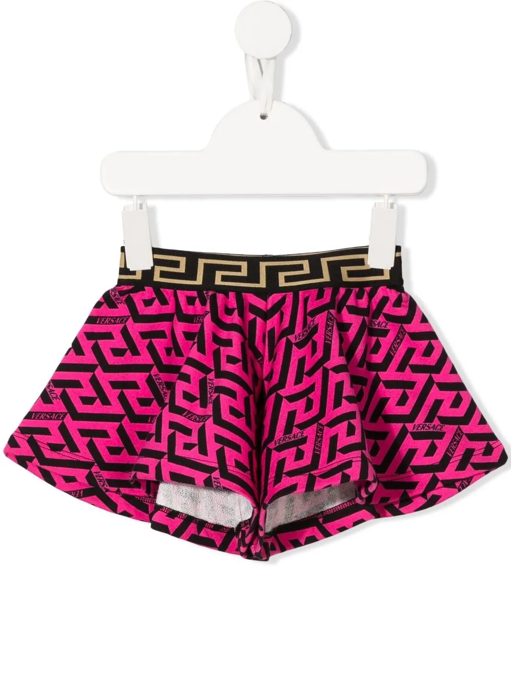 

Versace Kids shorts La Greca - Rosado