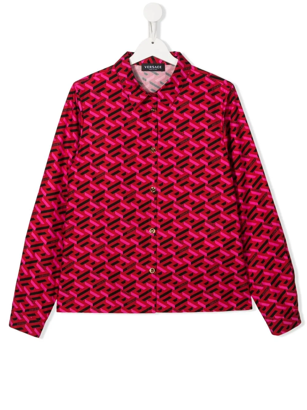 

Versace Kids playera La Greca - Rojo