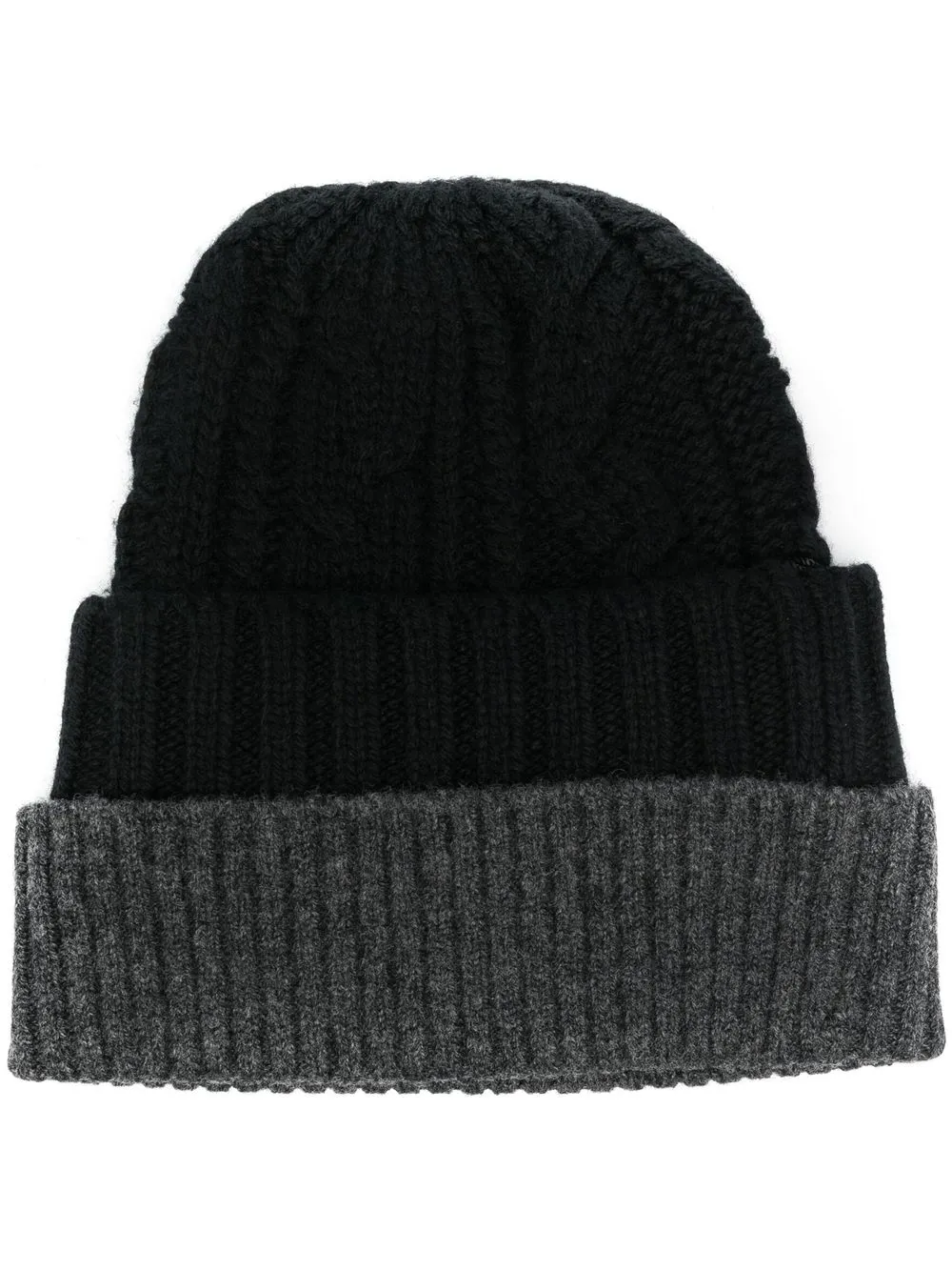 

sacai gorro tejido de ochos a capas - Negro